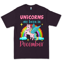 Plum unicorns are born in december Premium Tee - Jasminsmagicworld