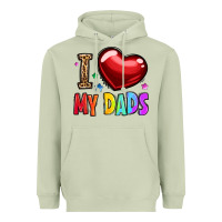 Matcha i love my dads Heavyweight Hoodie - OliviaCreatesArt