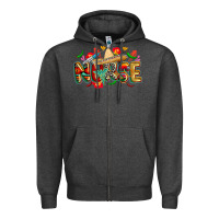 Charcoal Heather cinco de mayo nurse Zipper Hoodie - CowGirlArtShop