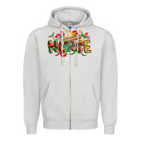 Dove Grey cinco de mayo nurse Zipper Hoodie - CowGirlArtShop