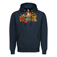 Navy cinco de mayo nurse Zipper Hoodie - CowGirlArtShop