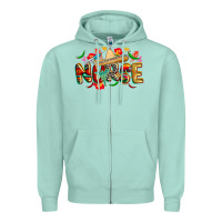 Seafoam cinco de mayo nurse Zipper Hoodie - CowGirlArtShop