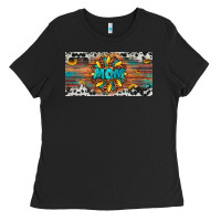 Black leopard sunflower mom license plate Ladies Tee - Artiststas