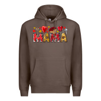 Coffee Valentine's Day Mama Mother's Day Premium Hoodie - HowdyJamesFarm