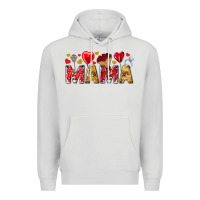Dove Grey Valentine's Day Mama Mother's Day Premium Hoodie - HowdyJamesFarm