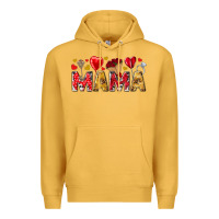 Mustard Valentine's Day Mama Mother's Day Premium Hoodie - HowdyJamesFarm