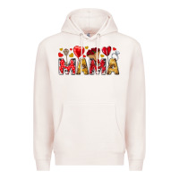 Pale Pink Valentine's Day Mama Mother's Day Premium Hoodie - HowdyJamesFarm
