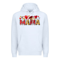White Valentine's Day Mama Mother's Day Premium Hoodie - HowdyJamesFarm