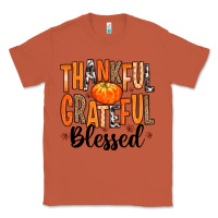 Copper Thankful Grateful Blessed Classic Tee - MaliasSmallBusiness