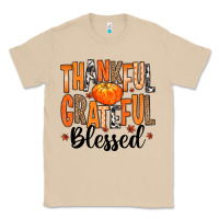 Mushroom Thankful Grateful Blessed Classic Tee - MaliasSmallBusiness