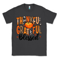 Smoke Thankful Grateful Blessed Classic Tee - MaliasSmallBusiness
