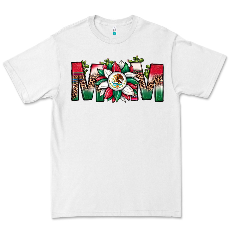 Mexican Flag Sunflower Mom Leopard Premium Tee by JahusDesignShop | Teevron