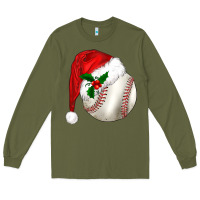 Army Green christmas sports Long Sleeve Tee - BarkalooDesign