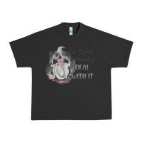 Pigment Black im shorty mouthy deal with it gnome Urban Heavy Tee - MaliasSmallBusiness