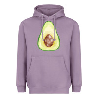 Lavender half avocado fa element Heavyweight Hoodie - FaDigitalArtStudio