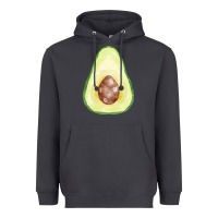 Smoke half avocado fa element Heavyweight Hoodie - FaDigitalArtStudio