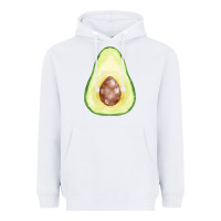 White half avocado fa element Heavyweight Hoodie - FaDigitalArtStudio
