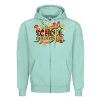 Seafoam cinco de mayo school counselor Zipper Hoodie - CowGirlArtShop
