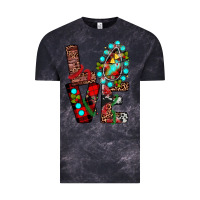 Cloud Black christmas love Vintage Tee - JahusDesignShop