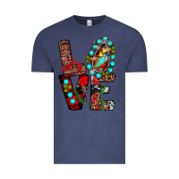 Vintage Denim christmas love Vintage Tee - JahusDesignShop