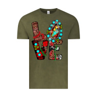 Vintage Olive christmas love Vintage Tee - JahusDesignShop
