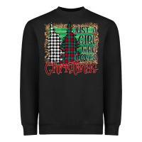 Black Just A Girl Who Loves Christmas Heavyweight Sweatshirt - Bettercallsaul