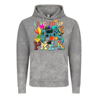 Cloud Rock leveled up pre k Vintage Hoodie - NancyCooperArtShop