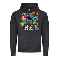 Vintage Black leveled up pre k Vintage Hoodie - NancyCooperArtShop