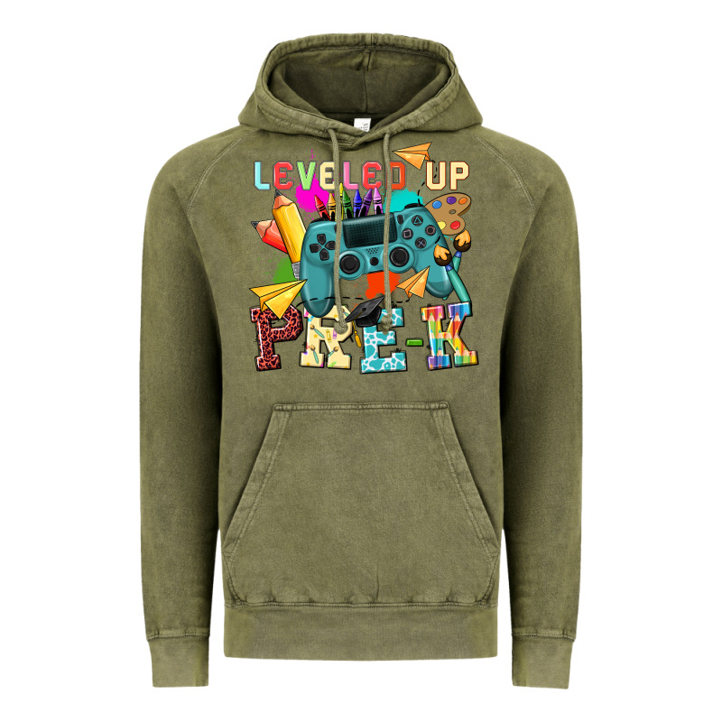 Leveled Up Pre K Vintage Hoodie by NancyCooperArtShop | Teevron