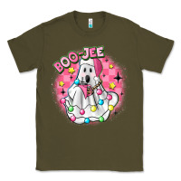 Army Green boo jee pink christmas ghost Classic Tee - MaliasSmallBusiness