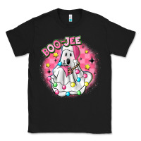 Black boo jee pink christmas ghost Classic Tee - MaliasSmallBusiness