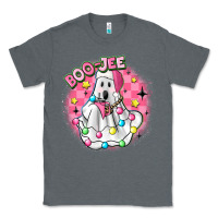 Charcoal Heather boo jee pink christmas ghost Classic Tee - MaliasSmallBusiness