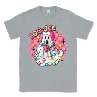 Heather Grey boo jee pink christmas ghost Classic Tee - MaliasSmallBusiness