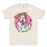 Natural boo jee pink christmas ghost Classic Tee - MaliasSmallBusiness
