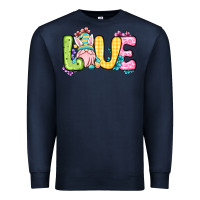 Navy Easter Day Love Easter gnome Premium Sweatshirt - OliviaCreatesArt