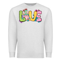Oatmeal Heather Easter Day Love Easter gnome Premium Sweatshirt - OliviaCreatesArt