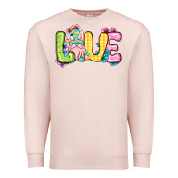 Pale Pink Easter Day Love Easter gnome Premium Sweatshirt - OliviaCreatesArt