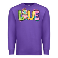 Purple Easter Day Love Easter gnome Premium Sweatshirt - OliviaCreatesArt