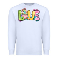 White Easter Day Love Easter gnome Premium Sweatshirt - OliviaCreatesArt