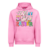 Fuchsia Pink My 1st Easter Urban Hoodie - CowhideDigitalArt