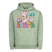 Pigment Oil Green My 1st Easter Urban Hoodie - CowhideDigitalArt