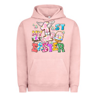Pigment Salmon My 1st Easter Urban Hoodie - CowhideDigitalArt