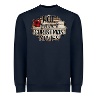 Navy I Just Want To Drink Hot Cocoa Heavyweight Sweatshirt - Bettercallsaul