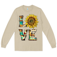 Mushroom western love with sunflower Long Sleeve Tee - Artiststas