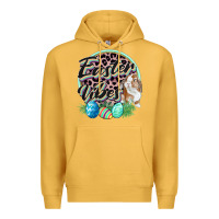 Mustard Easter vibes Easter Day Premium Hoodie - CowGirlArtShop