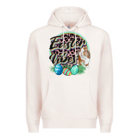 Pale Pink Easter vibes Easter Day Premium Hoodie - CowGirlArtShop