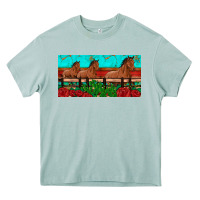 Arona horses roses ann cactuses license plate Heavy Core Tee - Artiststas