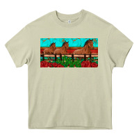 Mossy horses roses ann cactuses license plate Heavy Core Tee - Artiststas