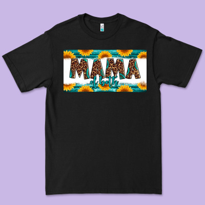 Mama Of Both License Plate Premium Tee Designed By Jasminsmagicworld