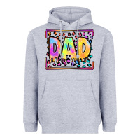 Heather Grey lgbtq tie dye dad Heavyweight Hoodie - OliviaCreatesArt